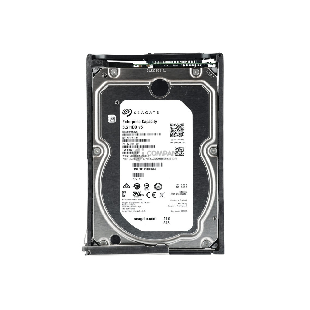005052089 EMC HDD 4TB 7.2K SAS 6G 3.5" LFF